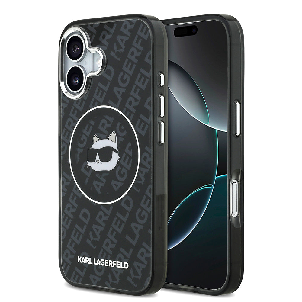 iPhone 17 Kılıf Karl Lagerfeld Orijinal Lisanslı IML Baskılı Choupette Heads Kılıf