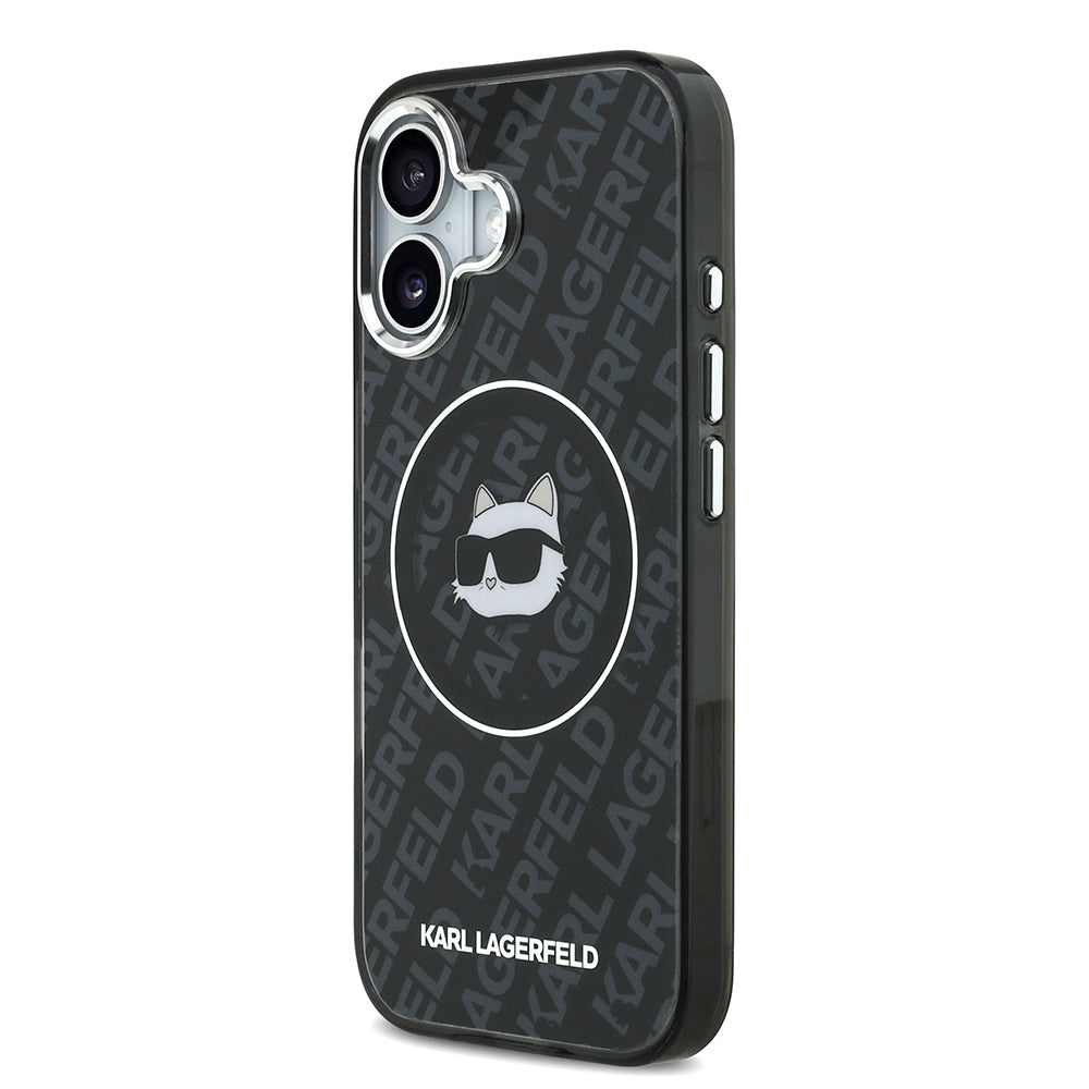 iPhone 17 Kılıf Karl Lagerfeld Orijinal Lisanslı IML Baskılı Choupette Heads Kılıf