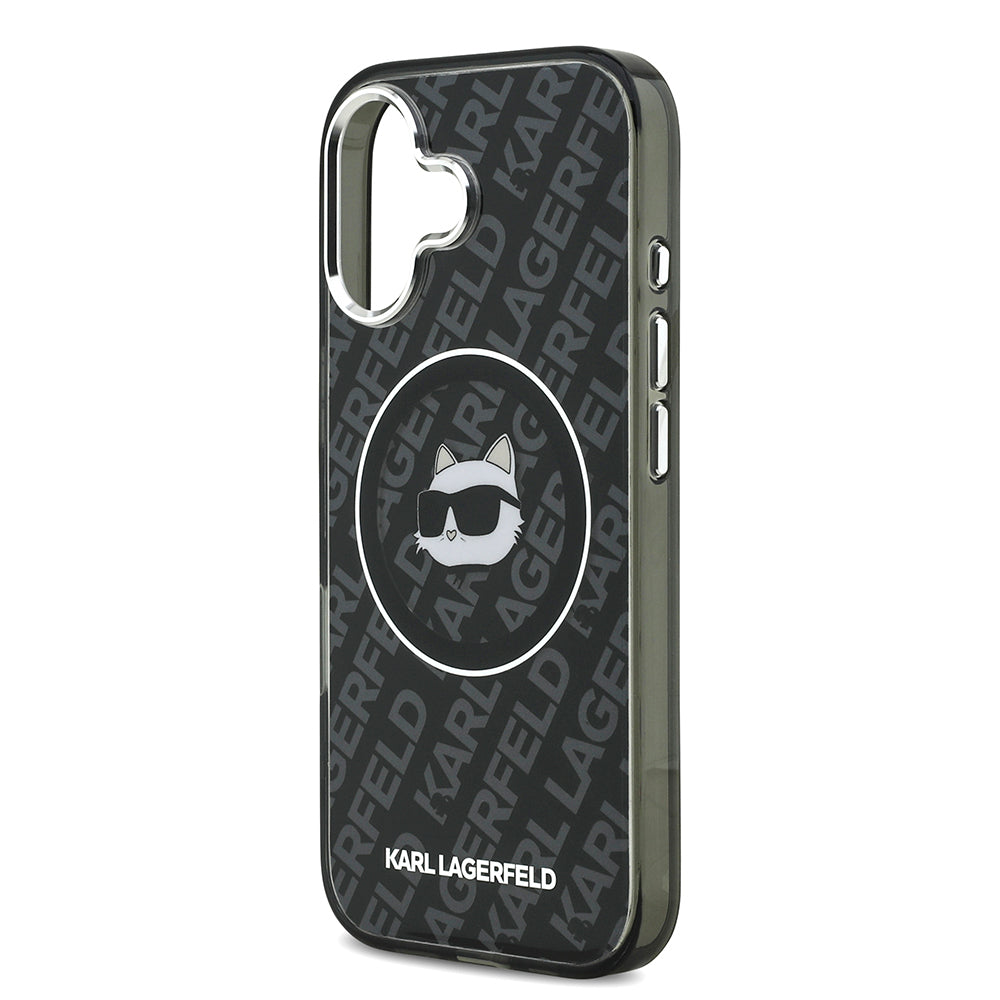 iPhone 17 Kılıf Karl Lagerfeld Orijinal Lisanslı IML Baskılı Choupette Heads Kılıf
