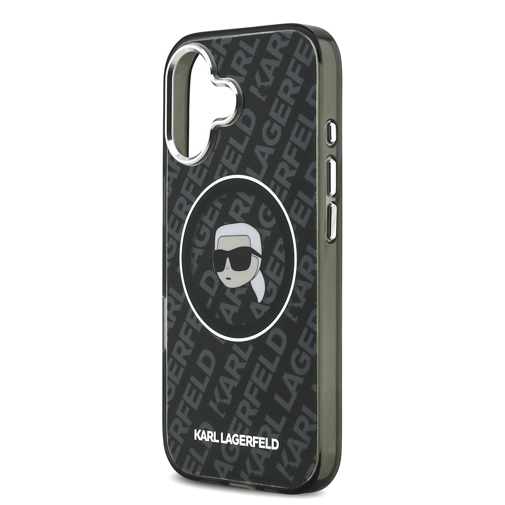 iPhone 17 Kılıf Karl Lagerfeld Orijinal Lisanslı IML Baskılı KL Heads Kılıf
