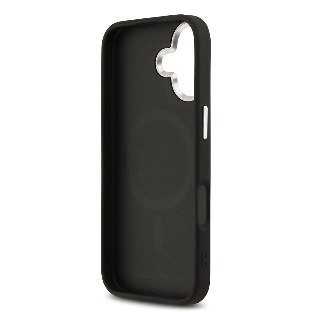 iPhone 17 Kılıf Karl Lagerfeld Orijinal Lisanslı M-safe Şarj Özellikli Metal Kamera ve Buton Tasarımlı Paris RSG PU Deri Kılıf