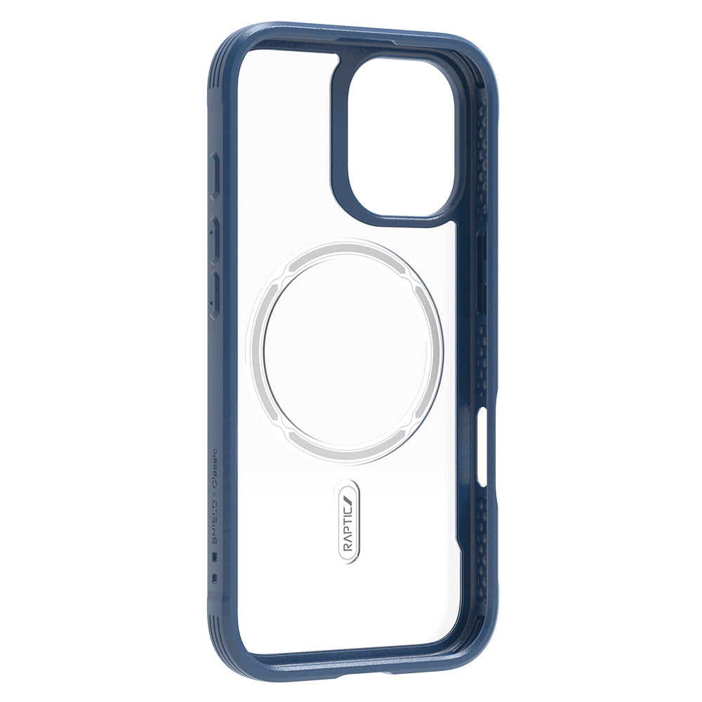 iPhone 17 Kılıf M-safe Şarj Özellikli Airbagli Raptic Shield Serisi Şeffaf Arka Yüzey Kılıf