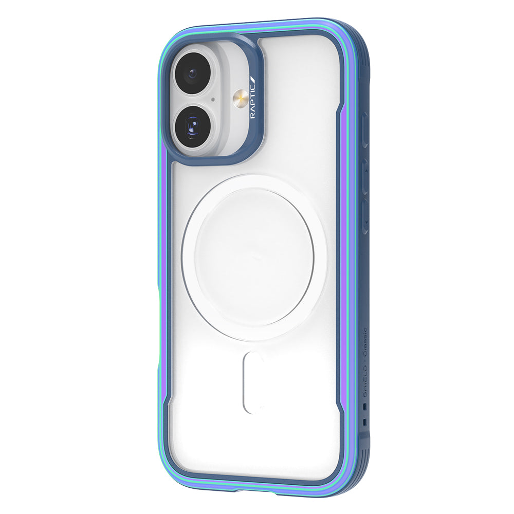 iPhone 17 Kılıf M-safe Şarj Özellikli Airbagli Raptic Shield Serisi Şeffaf Arka Yüzey Kılıf