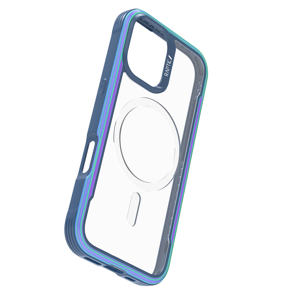 iPhone 17 Kılıf M-safe Şarj Özellikli Airbagli Raptic Shield Serisi Şeffaf Arka Yüzey Kılıf