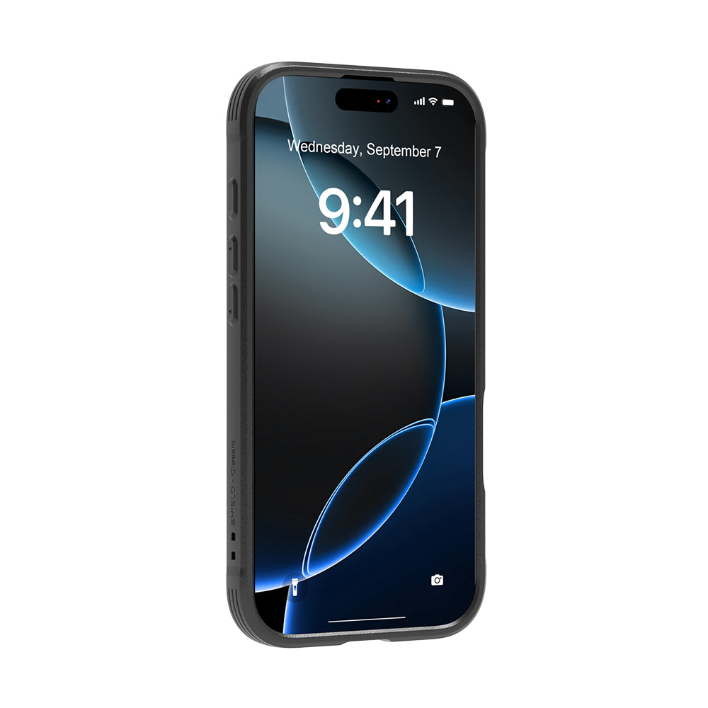 iPhone 17 Kılıf M-safe Şarj Özellikli Airbagli Raptic Shield Serisi Şeffaf Arka Yüzey Kılıf