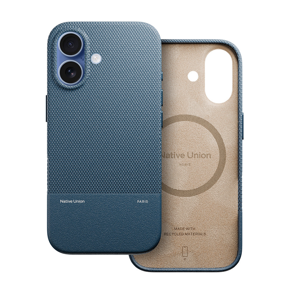 iPhone 17 Kılıf M-safe Şarj Özellikli Deri Dokulu Native Union RE Classic Serisi Kılıf