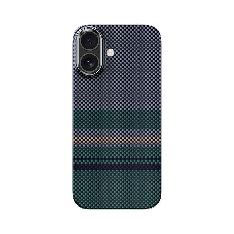 iPhone 17 Kılıf M-safe Şarj Özellikli Karbon Fiber Tasarımlı Benks Aurora ArmorAir Kevlar Kılıf