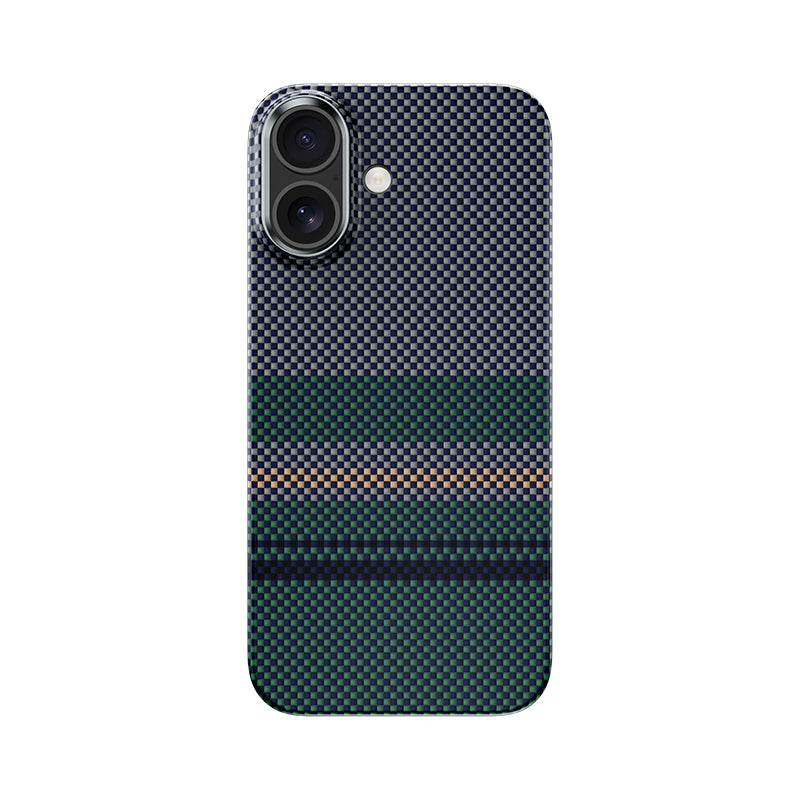 iPhone 17 Kılıf M-safe Şarj Özellikli Karbon Fiber Tasarımlı Benks Aurora ArmorAir Kevlar Kılıf