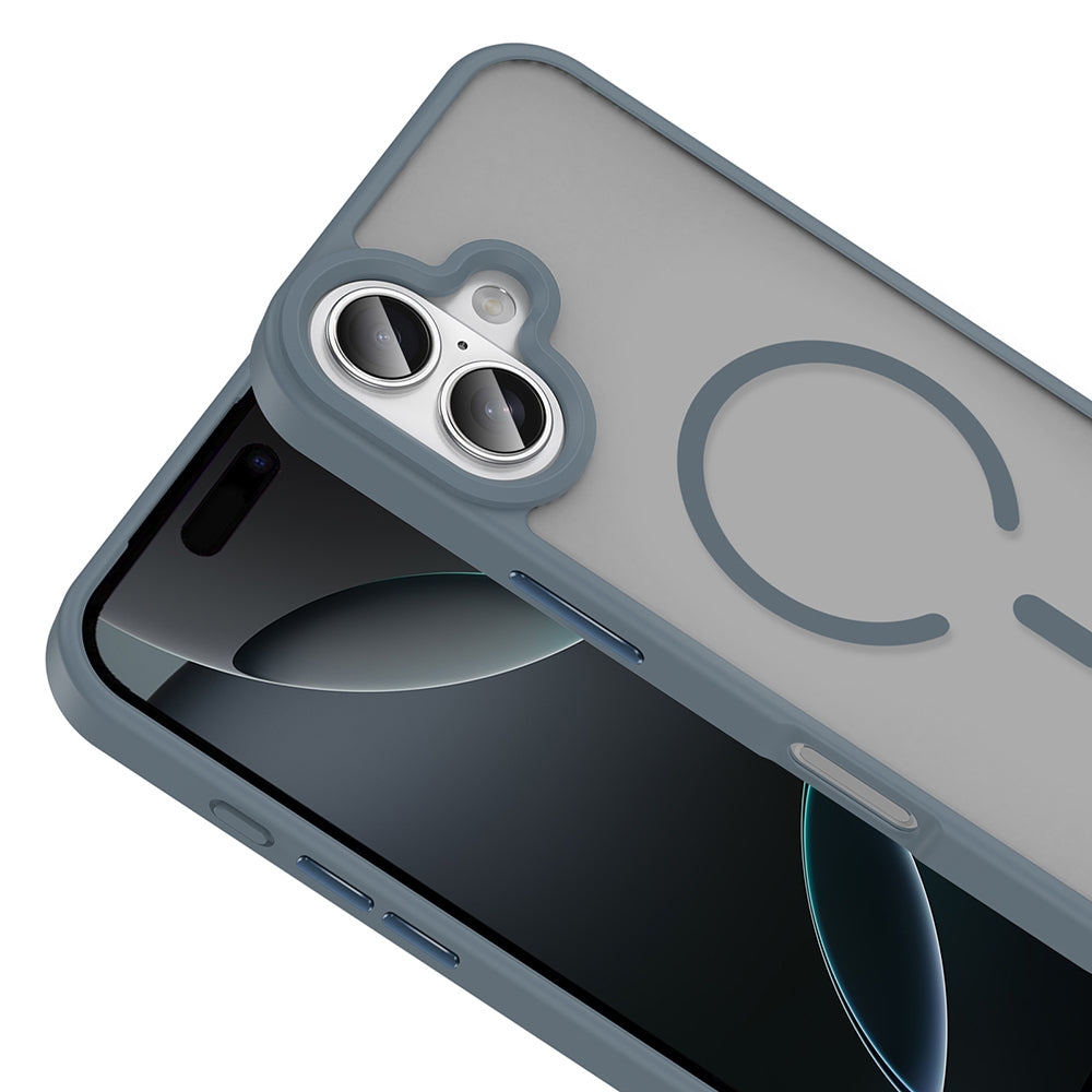 iPhone 17 Kılıf M-safe Şarj Özellikli Mat Arka Yüzey Zore Sio Kılıf