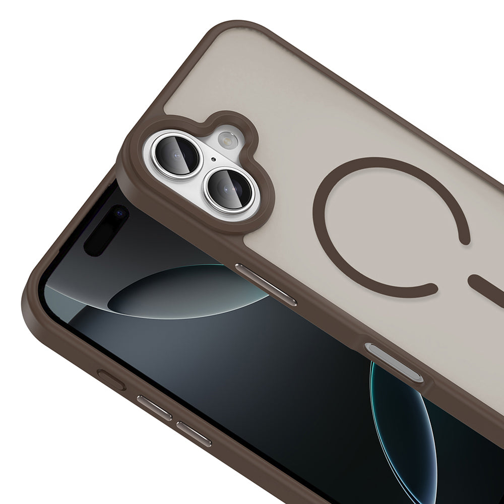 iPhone 17 Kılıf M-safe Şarj Özellikli Mat Arka Yüzey Zore Sio Kılıf