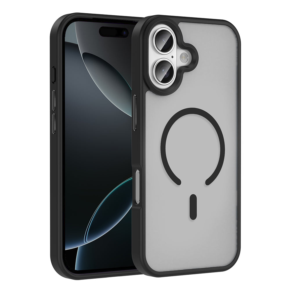 iPhone 17 Kılıf M-safe Şarj Özellikli Mat Arka Yüzey Zore Sio Kılıf