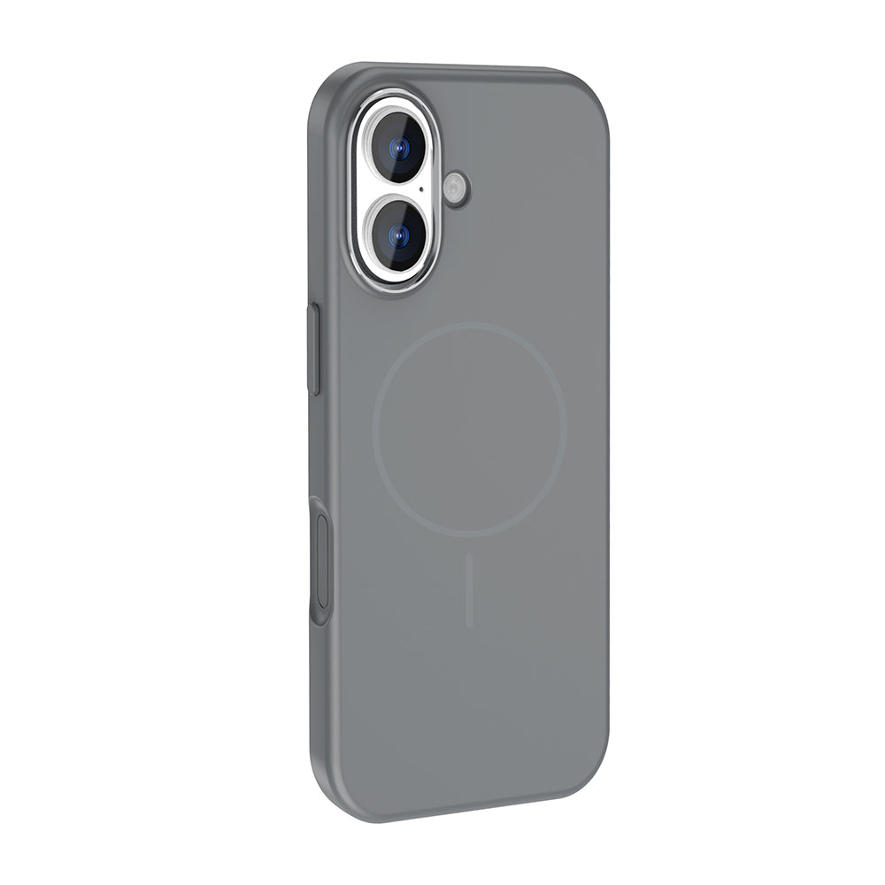 iPhone 17 Kılıf M-Safe Şarj Özellikli Metal Kamera Çerçeveli Zore Edi Silikon Kılıf