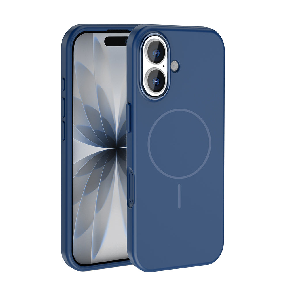 iPhone 17 Kılıf M-Safe Şarj Özellikli Metal Kamera Çerçeveli Zore Edi Silikon Kılıf