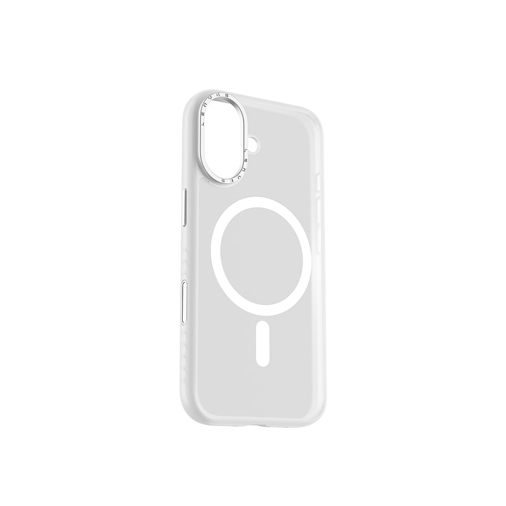 iPhone 17 Kılıf M-safe Şarj Özellikli Metal Kamera Standlı Lenyes CK226 PC Kılıf