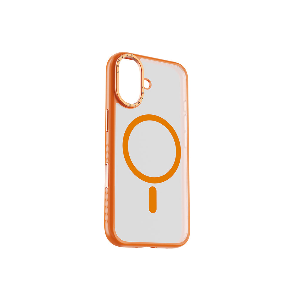iPhone 17 Kılıf M-safe Şarj Özellikli Metal Kamera Standlı Lenyes CK226 PC Kılıf
