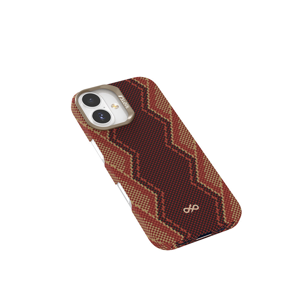 iPhone 17 Kılıf M-safe Şarj Özellikli Raptic Aramid Skin Bionic Serisi Karbon Kılıf