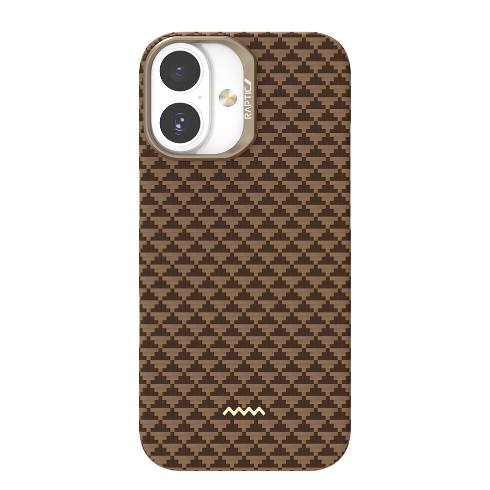 iPhone 17 Kılıf M-safe Şarj Özellikli Raptic Aramid Skin Origin Serisi Karbon Kılıf
