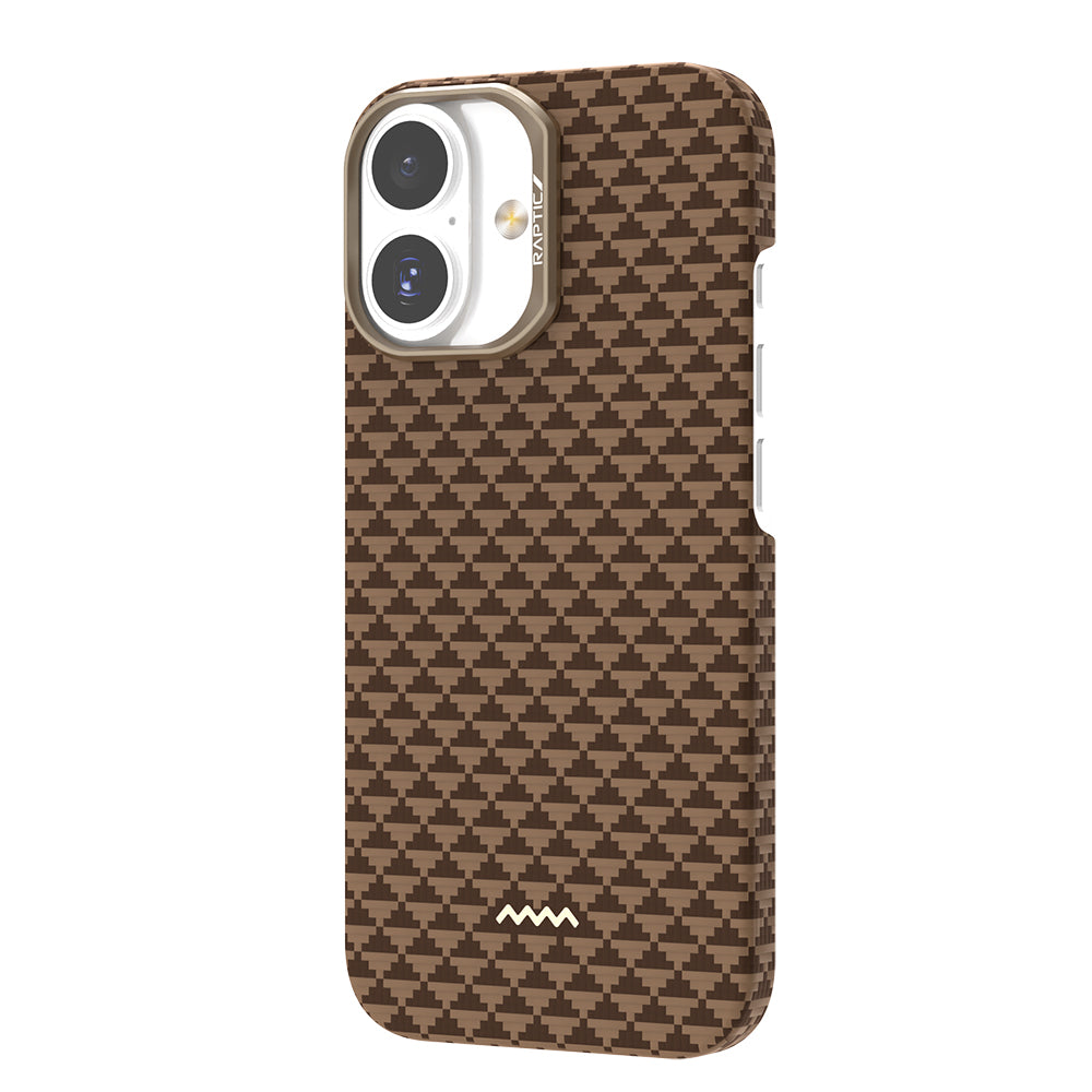 iPhone 17 Kılıf M-safe Şarj Özellikli Raptic Aramid Skin Origin Serisi Karbon Kılıf