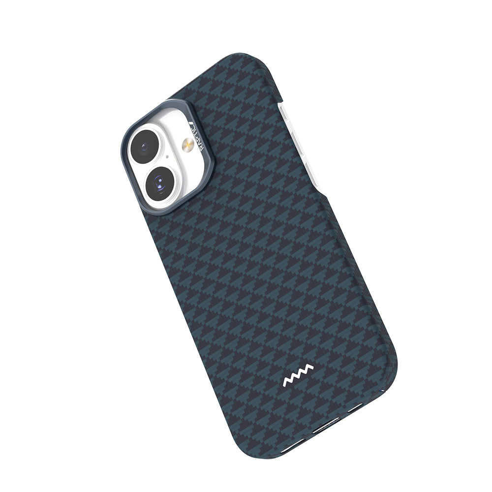 iPhone 17 Kılıf M-safe Şarj Özellikli Raptic Aramid Skin Origin Serisi Karbon Kılıf