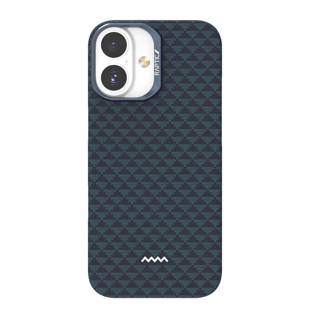 iPhone 17 Kılıf M-safe Şarj Özellikli Raptic Aramid Skin Origin Serisi Karbon Kılıf