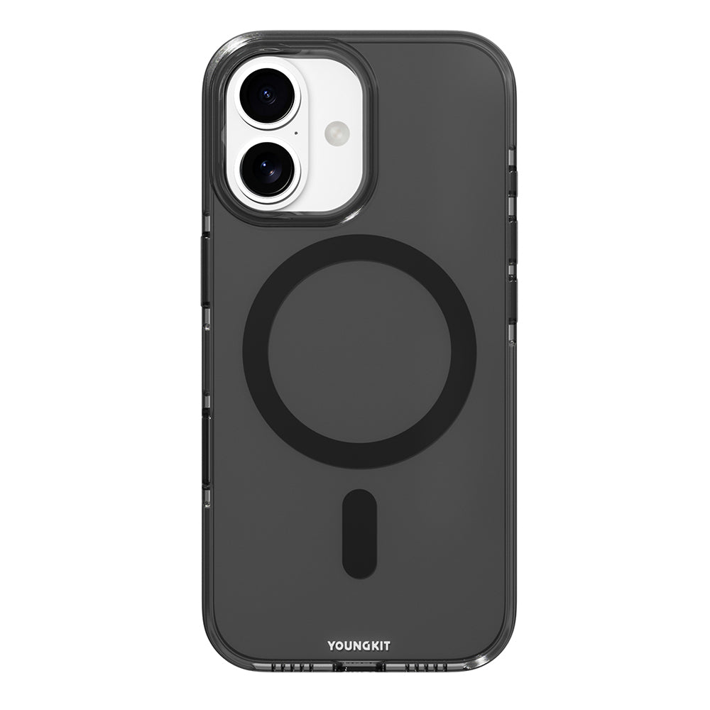 iPhone 17 Kılıf M-safe Şarj Özellikli Şeffaf Youngkit Crystal Shield Serisi Kılıf