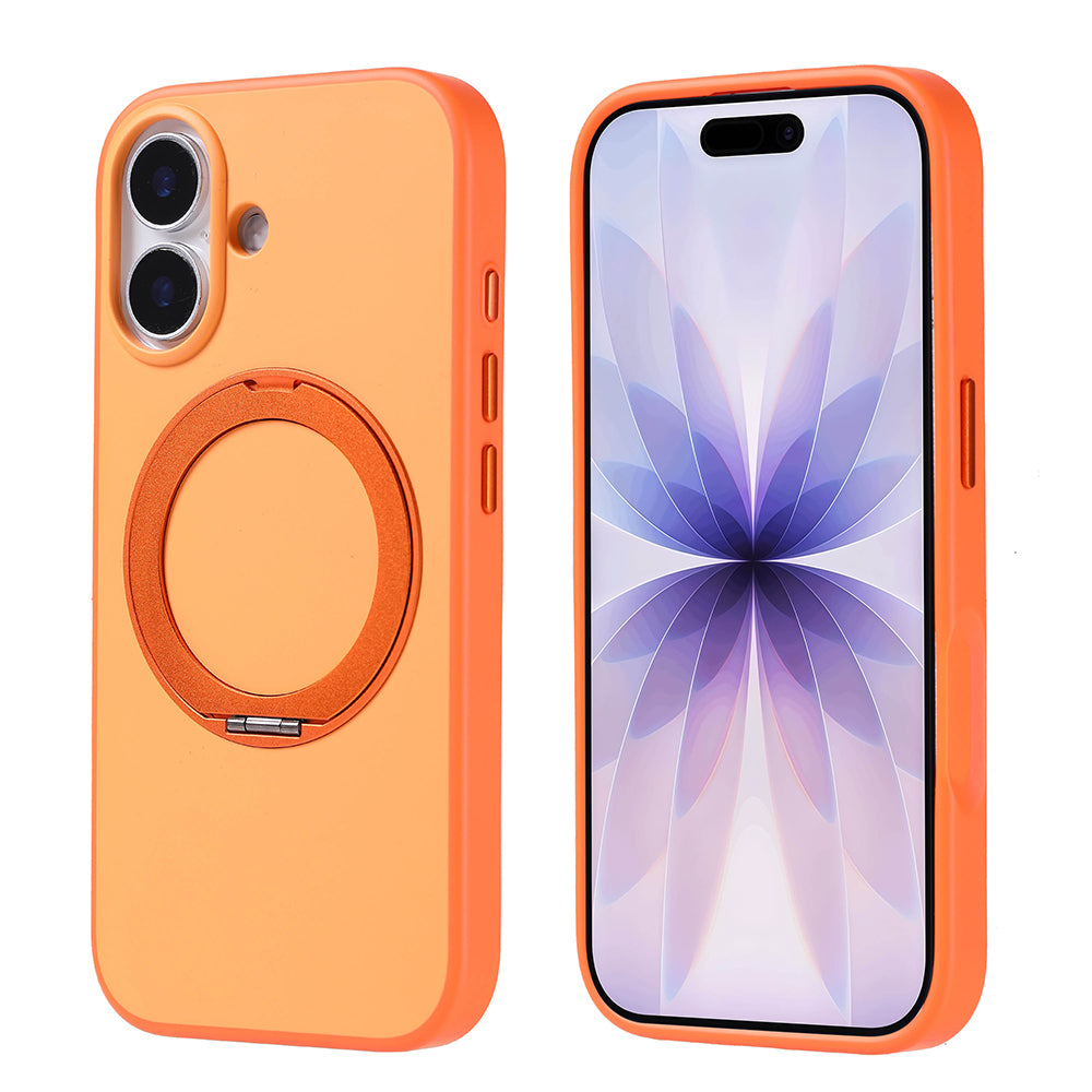 iPhone 17 Kılıf M-Safe Şarj Özellikli Standlı Zore Proton Silikon Kılıf