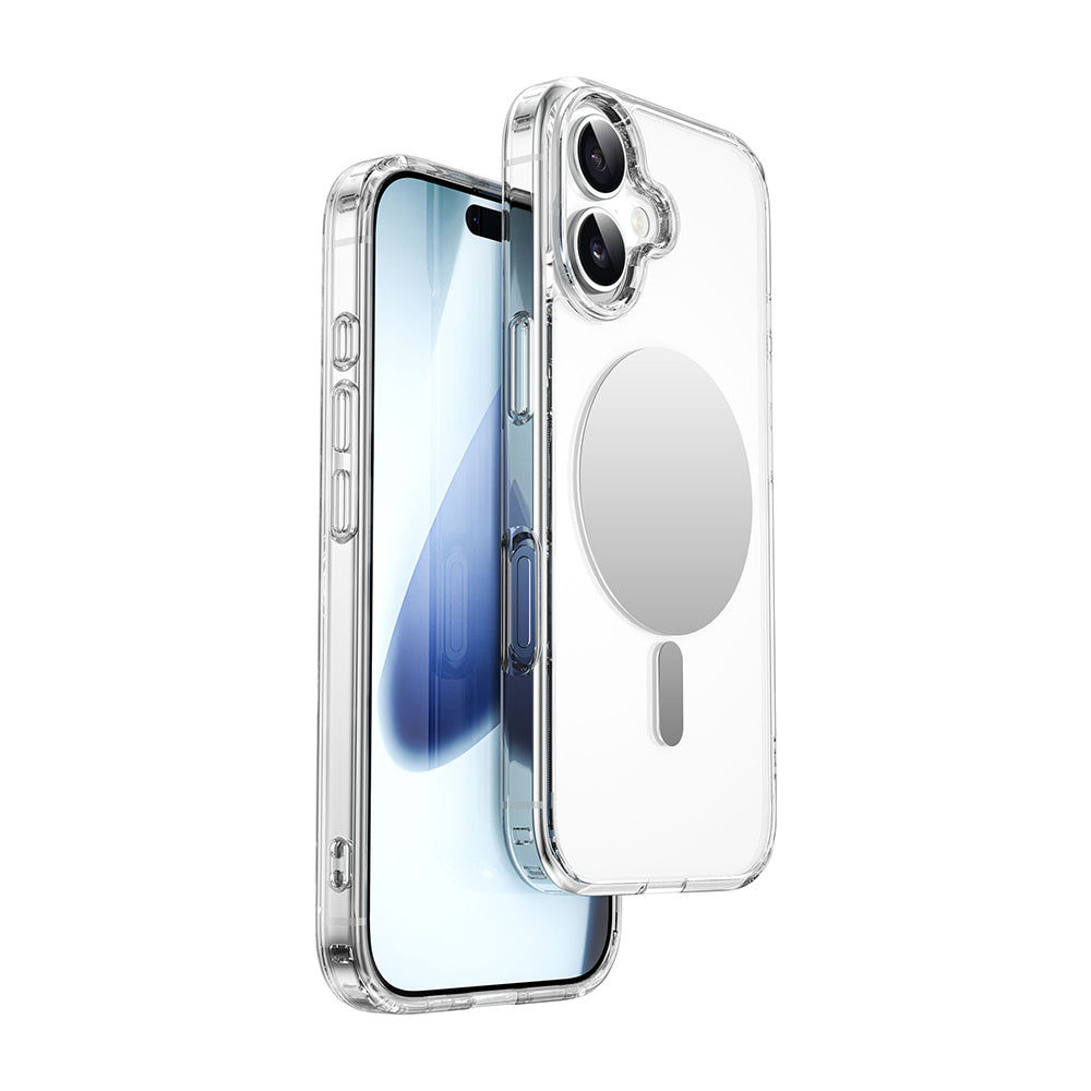 iPhone 17 Kılıf M-safe Şarj Özellikli Wiwu MCC-701 Aynalı Pro Serisi Sert PC Kılıf