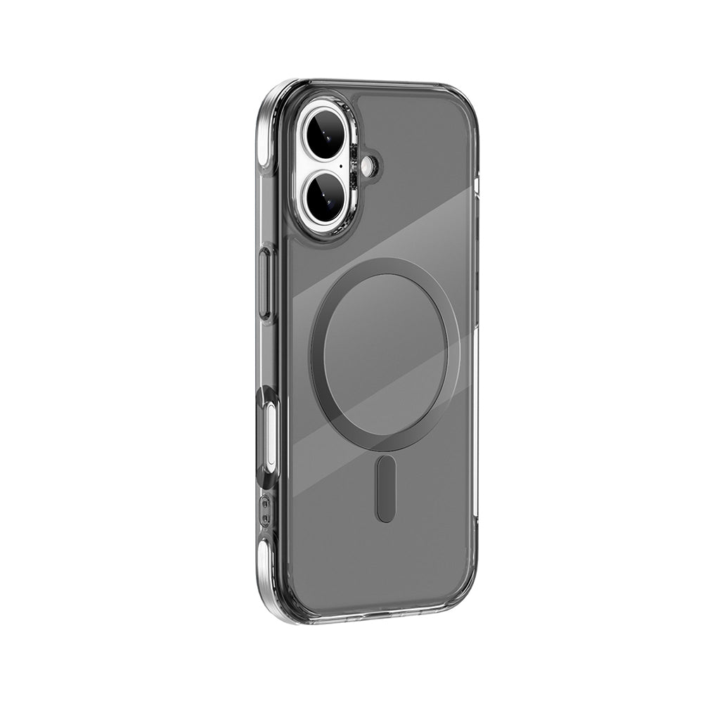iPhone 17 Kılıf M-safe Şarj Özellikli Wiwu MCC-702 Titanyum Pro Serisi Sert PC Kılıf