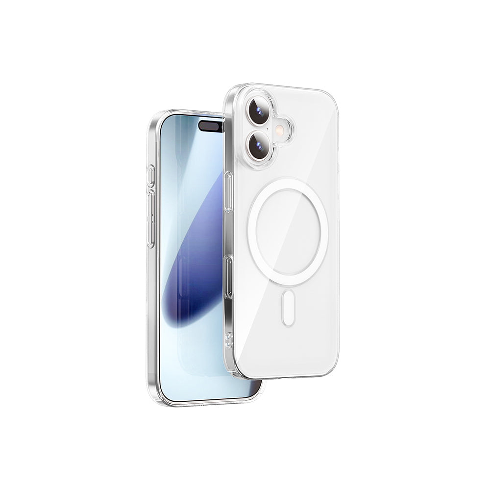 iPhone 17 Kılıf M-safe Şarj Özellikli Wiwu YXK-207 Invisible Pro Sert PC Kılıf