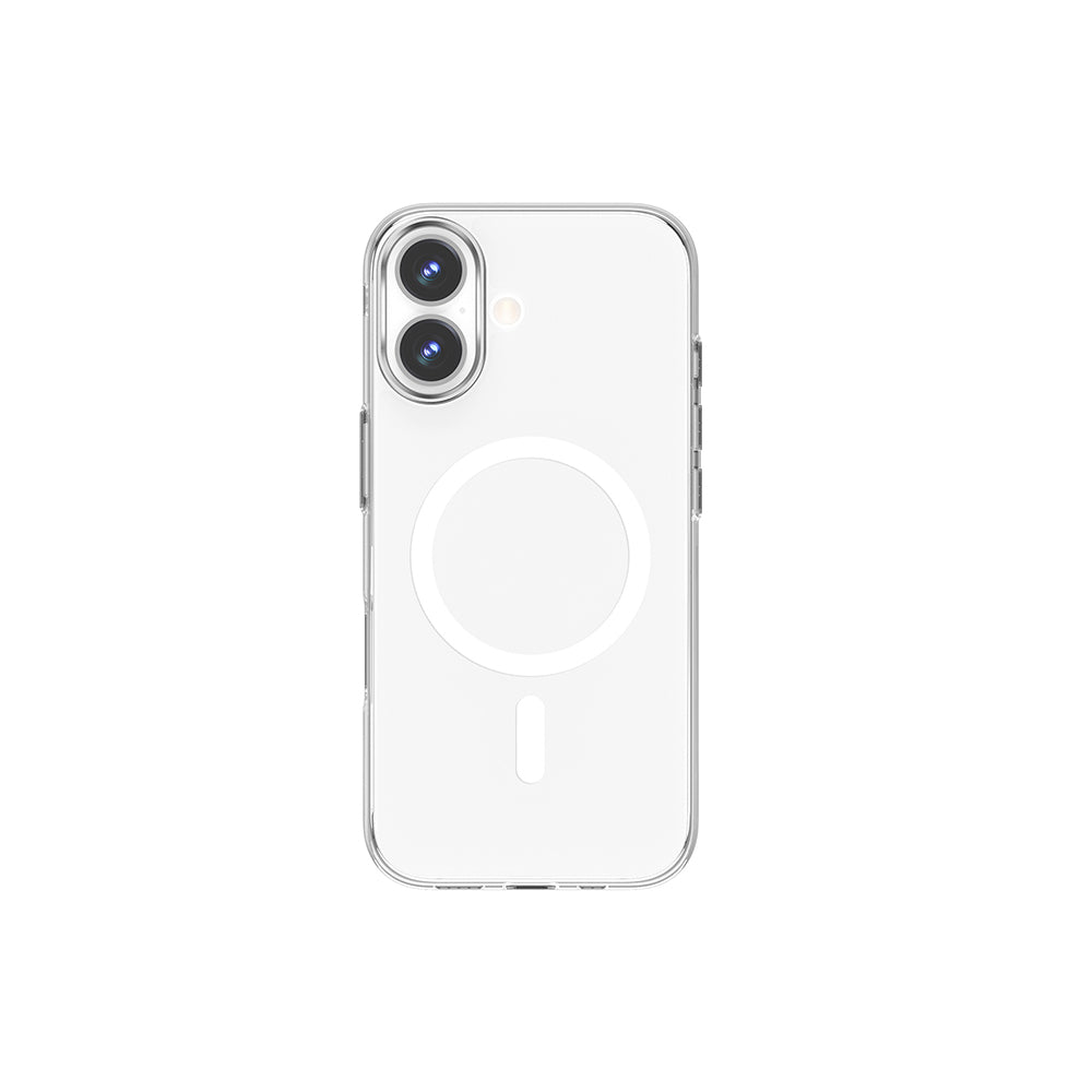 iPhone 17 Kılıf M-safe Şarj Özellikli Wiwu YXK-208 Invisible Ultra Sert PC Kılıf