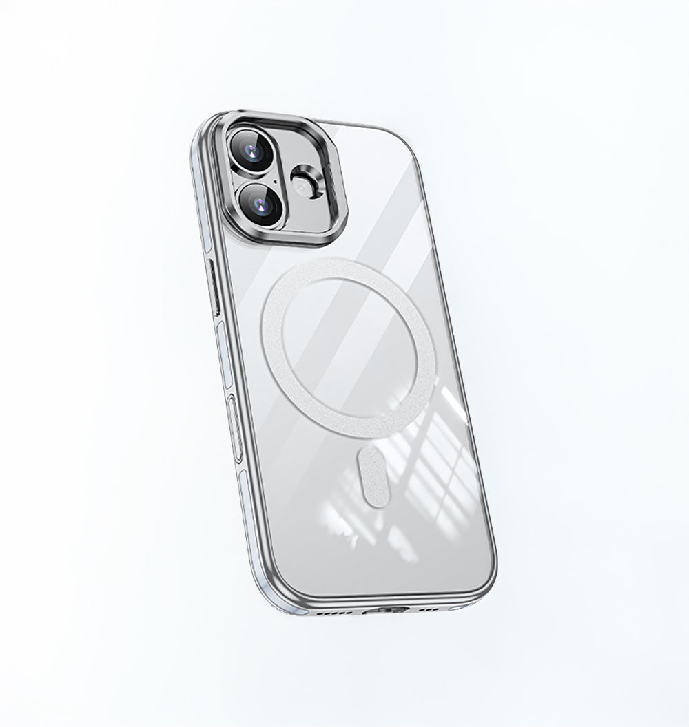 iPhone 17 Kılıf M-safe Şarj Özellikli Wlons Standlı Efsane Kılıf