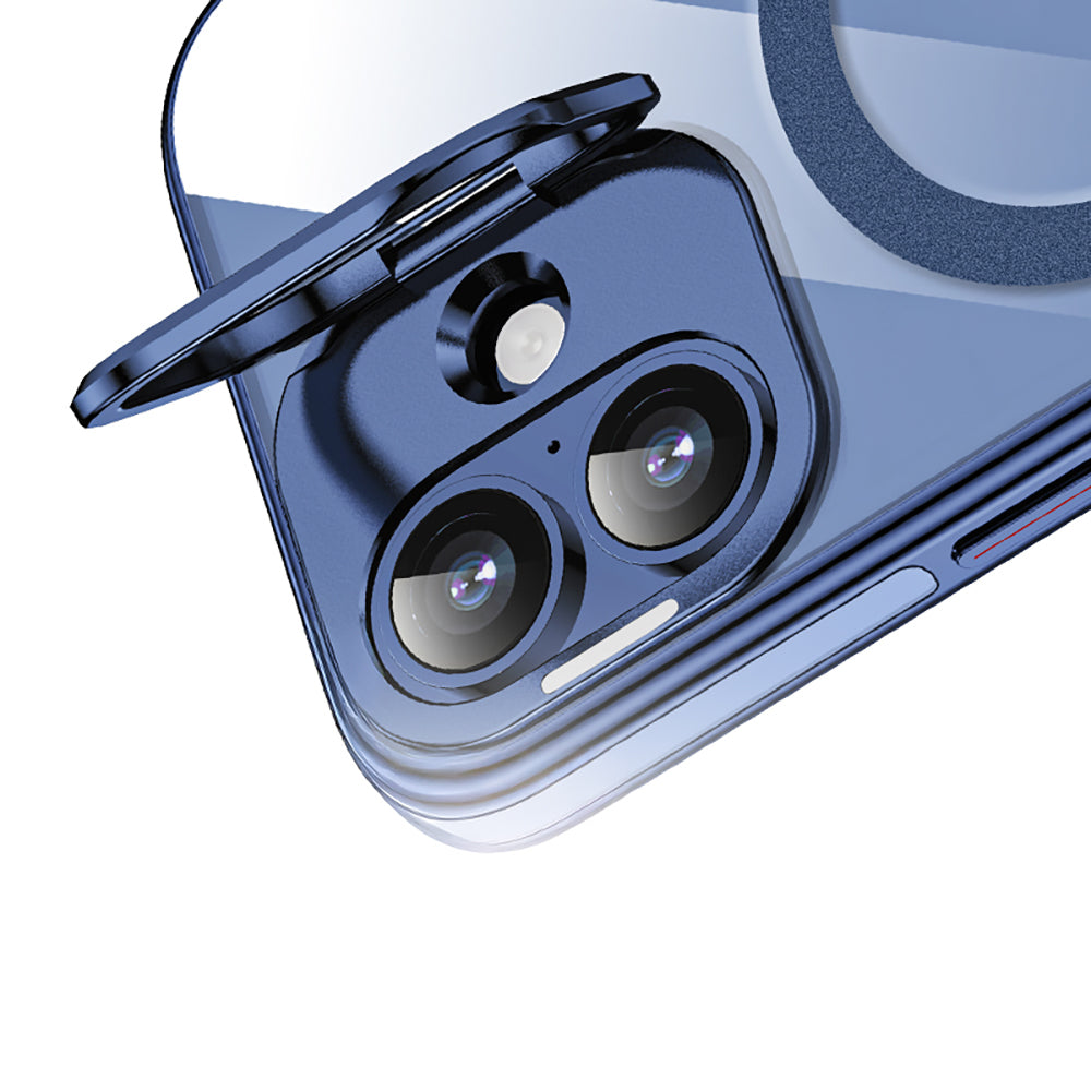 iPhone 17 Kılıf M-safe Şarj Özellikli Wlons Standlı Efsane Kılıf