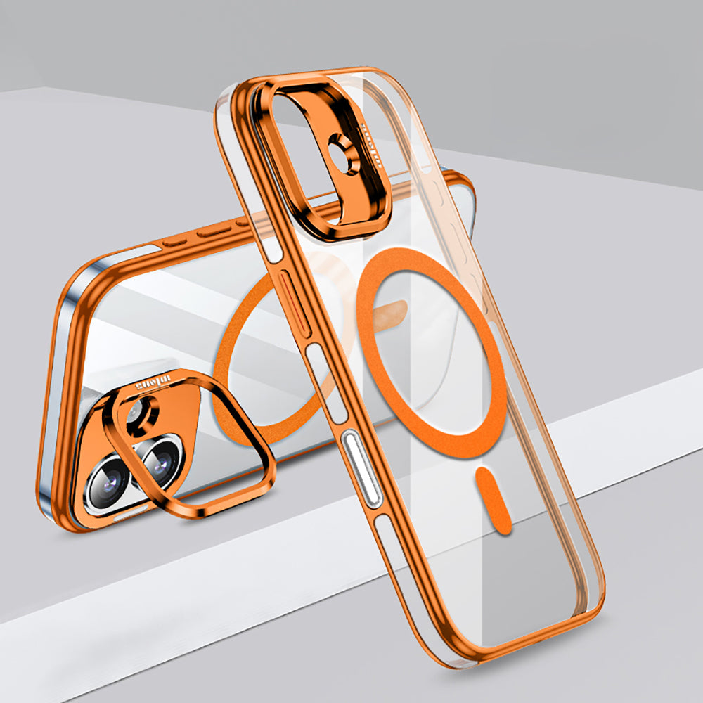 iPhone 17 Kılıf M-safe Şarj Özellikli Wlons Standlı Efsane Kılıf