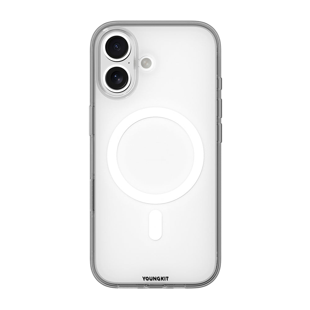 iPhone 17 Kılıf M-safe Şarj Özellikli Youngkit Clear Serisi Kılıf