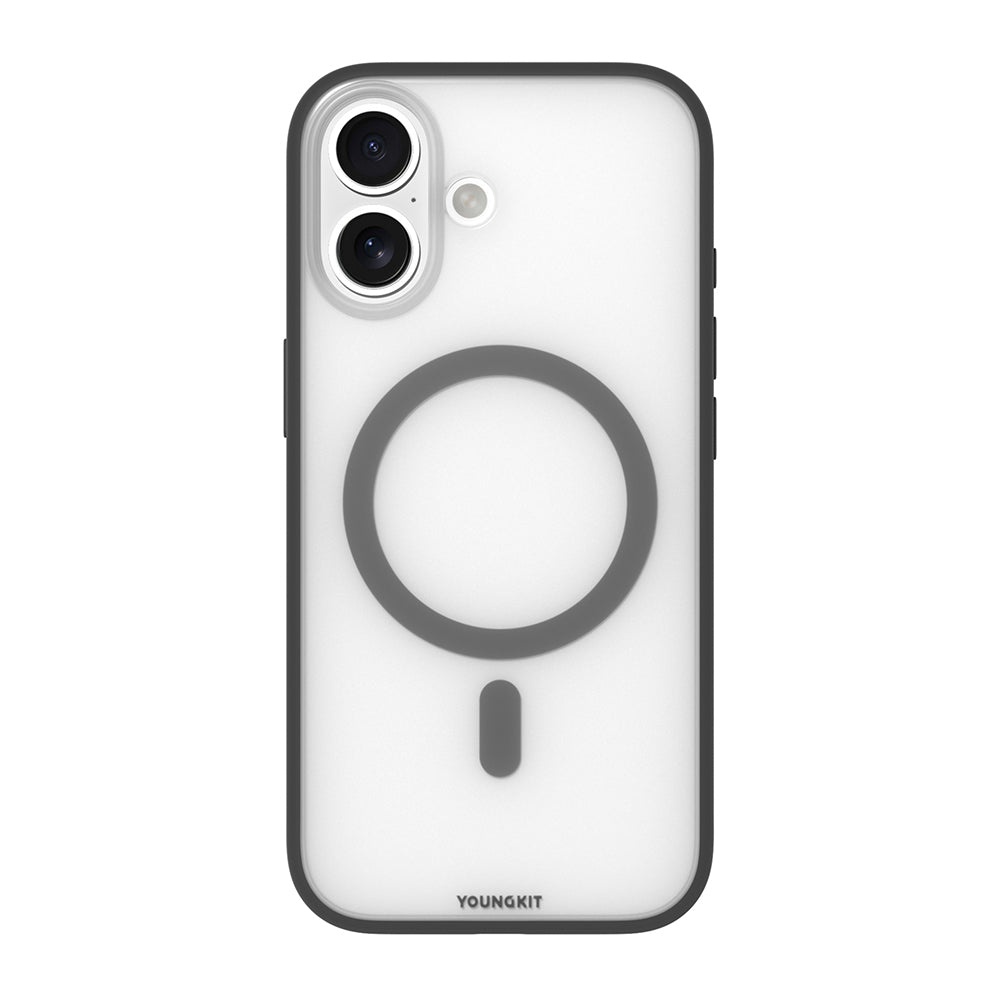 iPhone 17 Kılıf M-safe Şarj Özellikli Youngkit Clear Serisi Kılıf