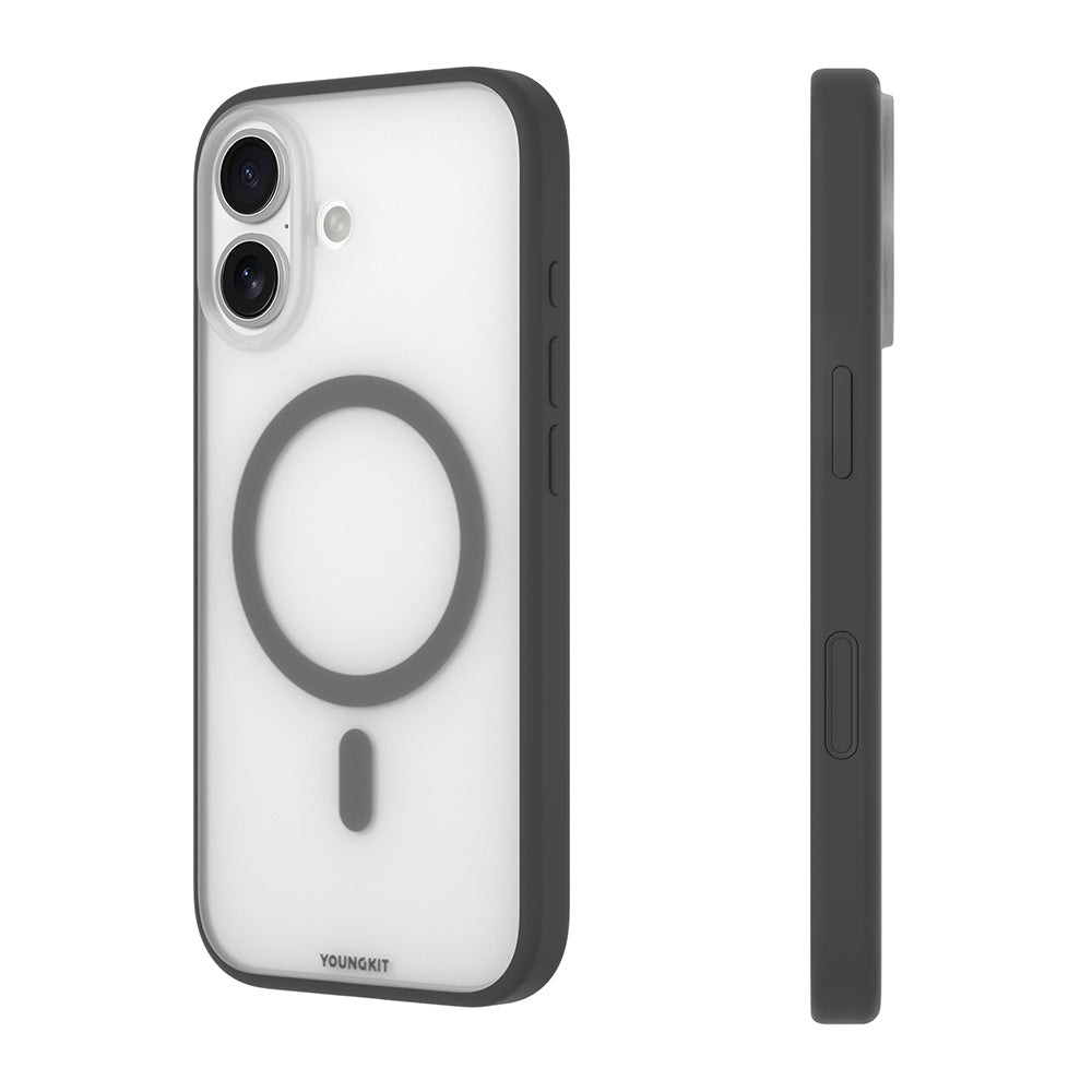 iPhone 17 Kılıf M-safe Şarj Özellikli Youngkit Clear Serisi Kılıf