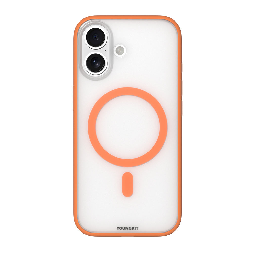 iPhone 17 Kılıf M-safe Şarj Özellikli Youngkit Clear Serisi Kılıf
