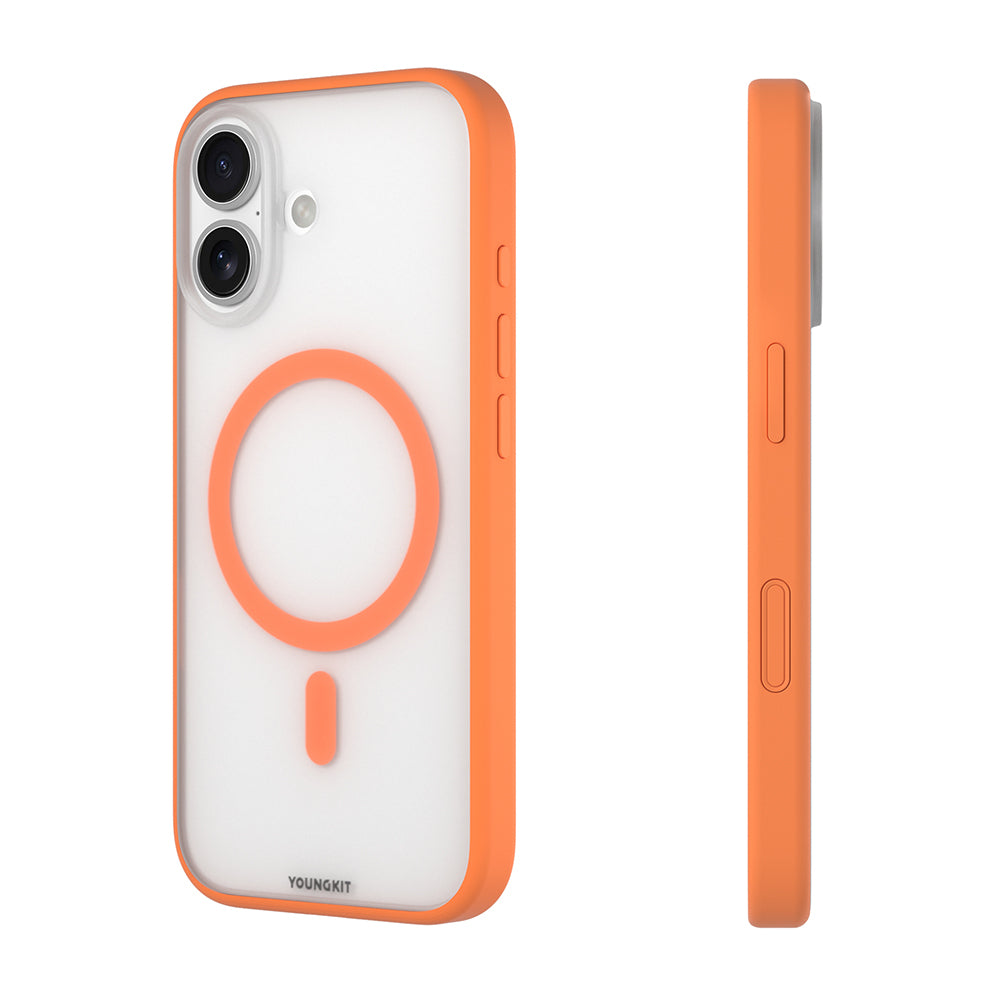 iPhone 17 Kılıf M-safe Şarj Özellikli Youngkit Clear Serisi Kılıf