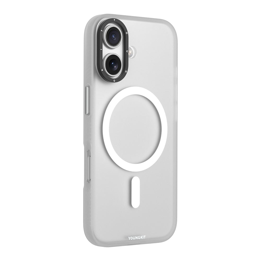 iPhone 17 Kılıf M-safe Şarj Özellikli Youngkit Hidden Sand Serisi Kılıf