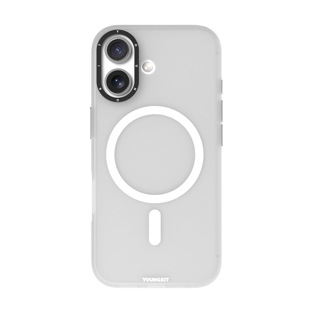 iPhone 17 Kılıf M-safe Şarj Özellikli Youngkit Hidden Sand Serisi Kılıf