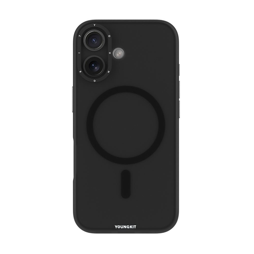 iPhone 17 Kılıf M-safe Şarj Özellikli Youngkit Hidden Sand Serisi Kılıf