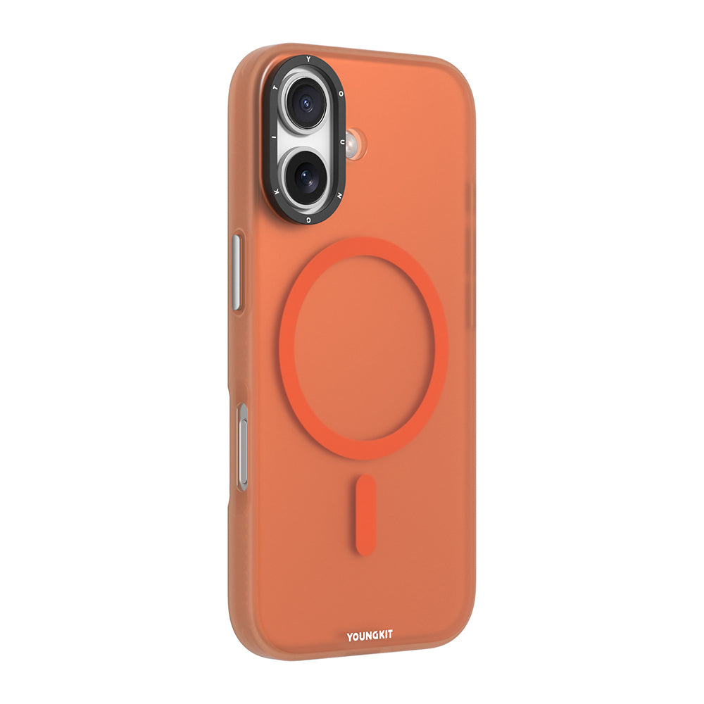 iPhone 17 Kılıf M-safe Şarj Özellikli Youngkit Hidden Sand Serisi Kılıf