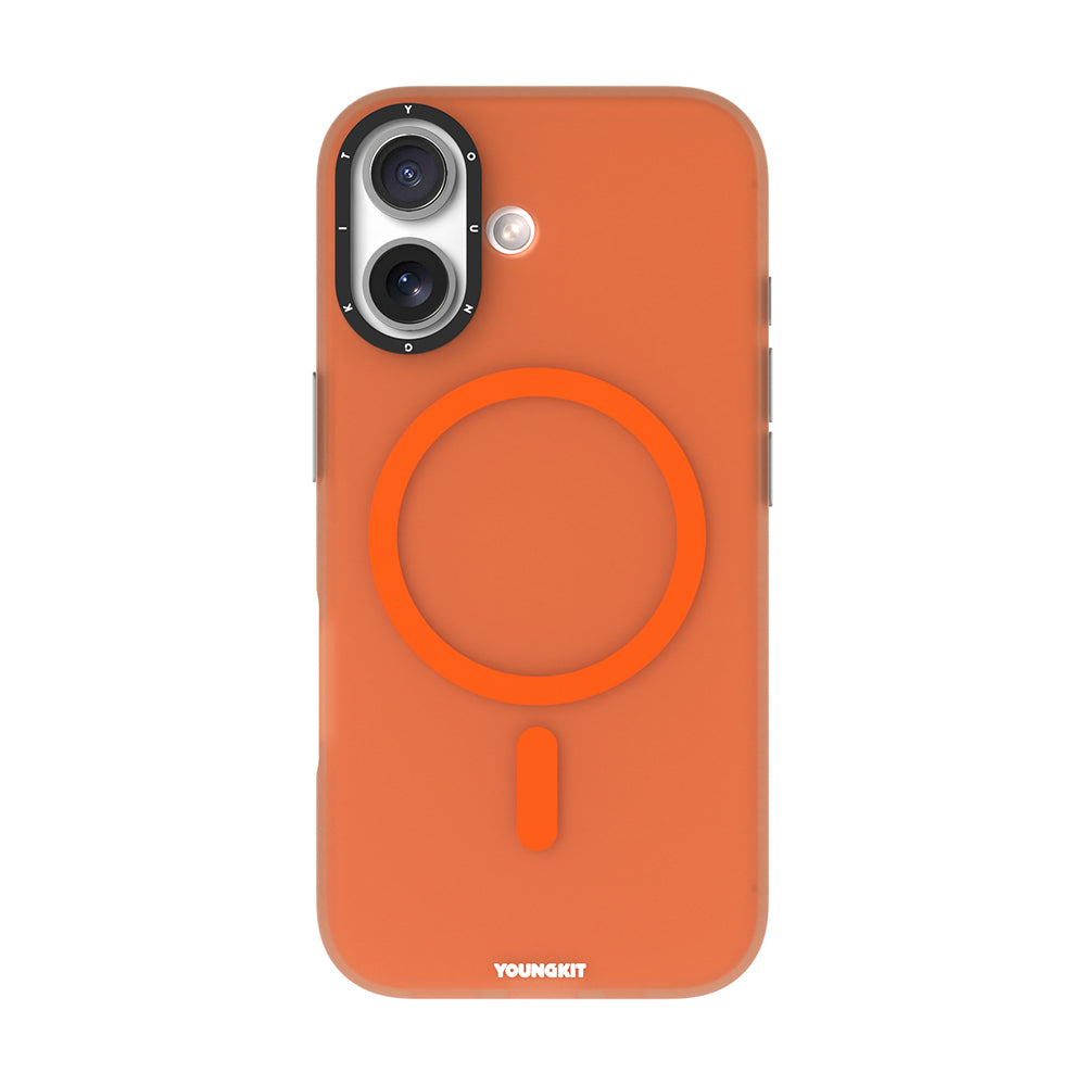 iPhone 17 Kılıf M-safe Şarj Özellikli Youngkit Hidden Sand Serisi Kılıf