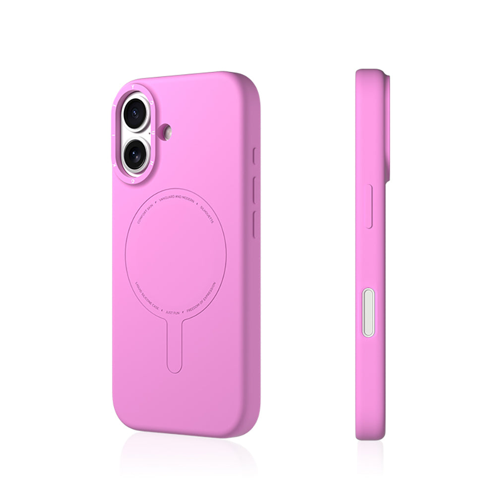 iPhone 17 Kılıf M-Safe Şarj Özellikli Youngkit Morandi Serisi Kılıf