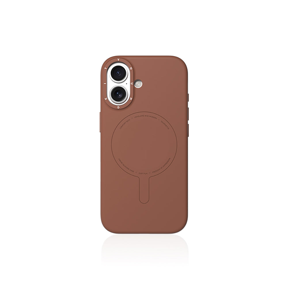 iPhone 17 Kılıf M-Safe Şarj Özellikli Youngkit Morandi Serisi Kılıf