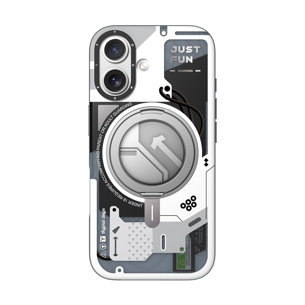 iPhone 17 Kılıf M-safe Şarj Özellikli Youngkit Starship Serisi Kılıf