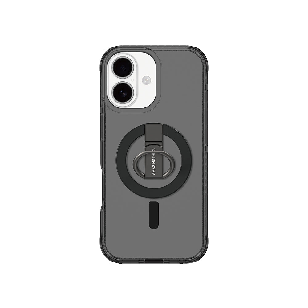iPhone 17 Kılıf M-safe Şarj Özellikli Yüzük Standlı Amazingthing Titan Pro Serisi Kılıf