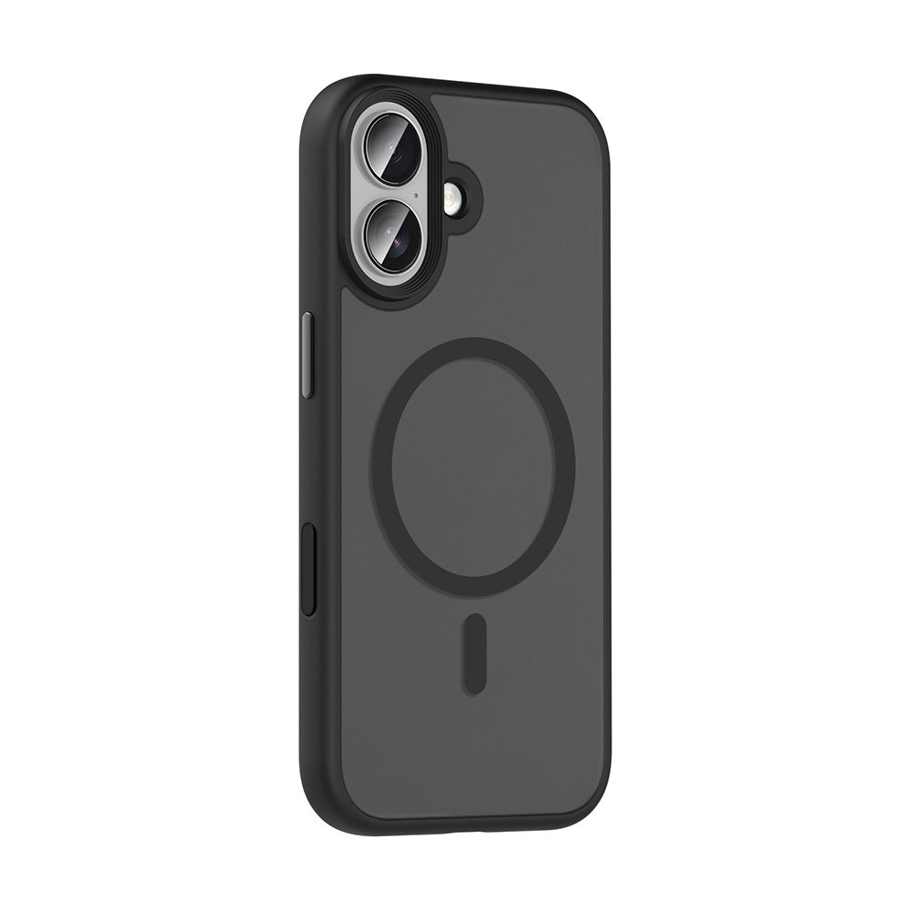 iPhone 17 Kılıf Mat Arka Yüzey Wireless Şarj Özellikli Zore Flet M-safe Kılıf