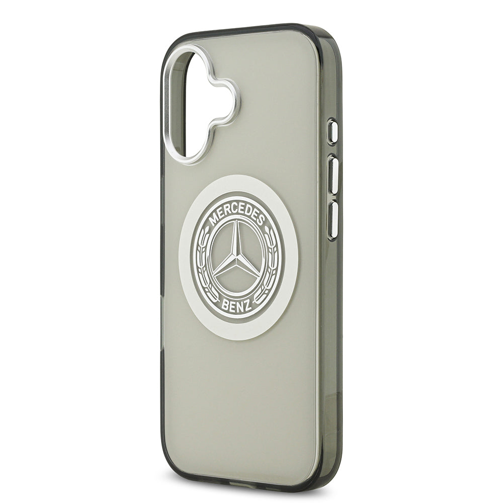 iPhone 17 Kılıf Mercedes Benz Orijinal Lisanslı M-safe Şarj Özellikli Çift Katmanlı PC Nostaljik Yıldız Dizayn Kılıf