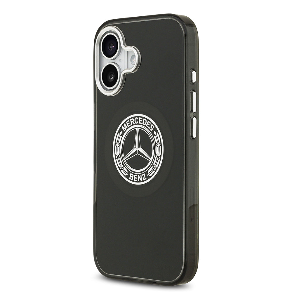 iPhone 17 Kılıf Mercedes Benz Orijinal Lisanslı M-safe Şarj Özellikli Çift Katmanlı PC Nostaljik Yıldız Dizayn Kılıf